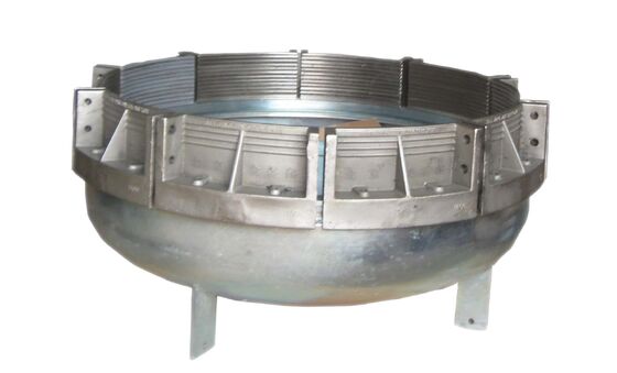 Lightweight Plastic Pipe End Caps with Drum Shaped Sealing End and Serrated Contact Surface for Enhanced Clamping Force