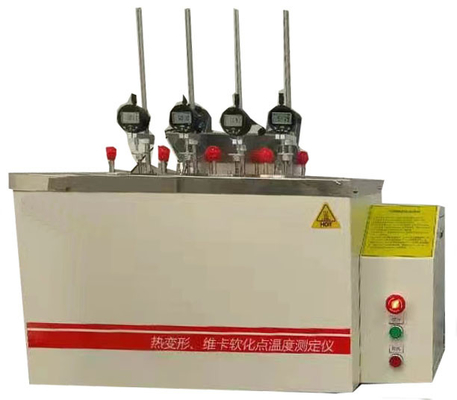 Μηχανή δοκιμής Astm D648 Hdt Vicat αυτοματοποιημένη