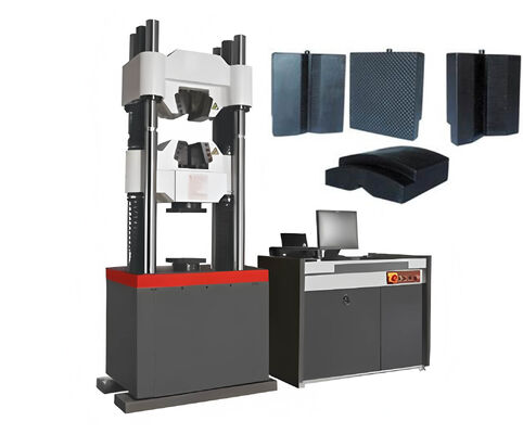 Servo Hydraulic Testing Machine με τέσσερις στήλες κεντρικού υπολογιστή και κάτω τύπο κυλίνδρου λαδιού για βελτιωμένη σταθερότητα και ακρίβεια