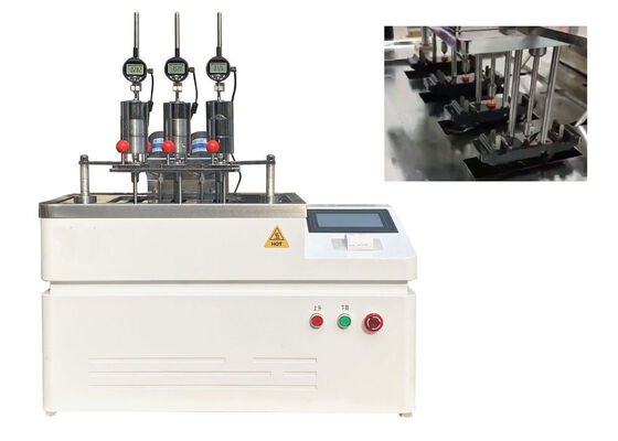 Διάλυμα HDT VICAT Testing Machine για τη μέτρηση της θερμοκρασίας παραμόρφωσης θερμότητας και του σημείου μαλακώματος Vicat δειγμάτων πολυμερούς